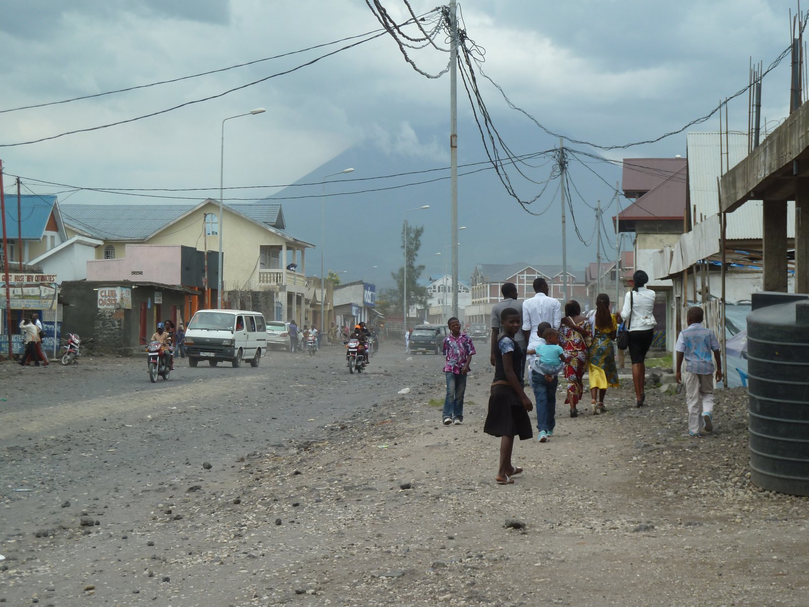 Goma im Ost-Kongo - Vulkan